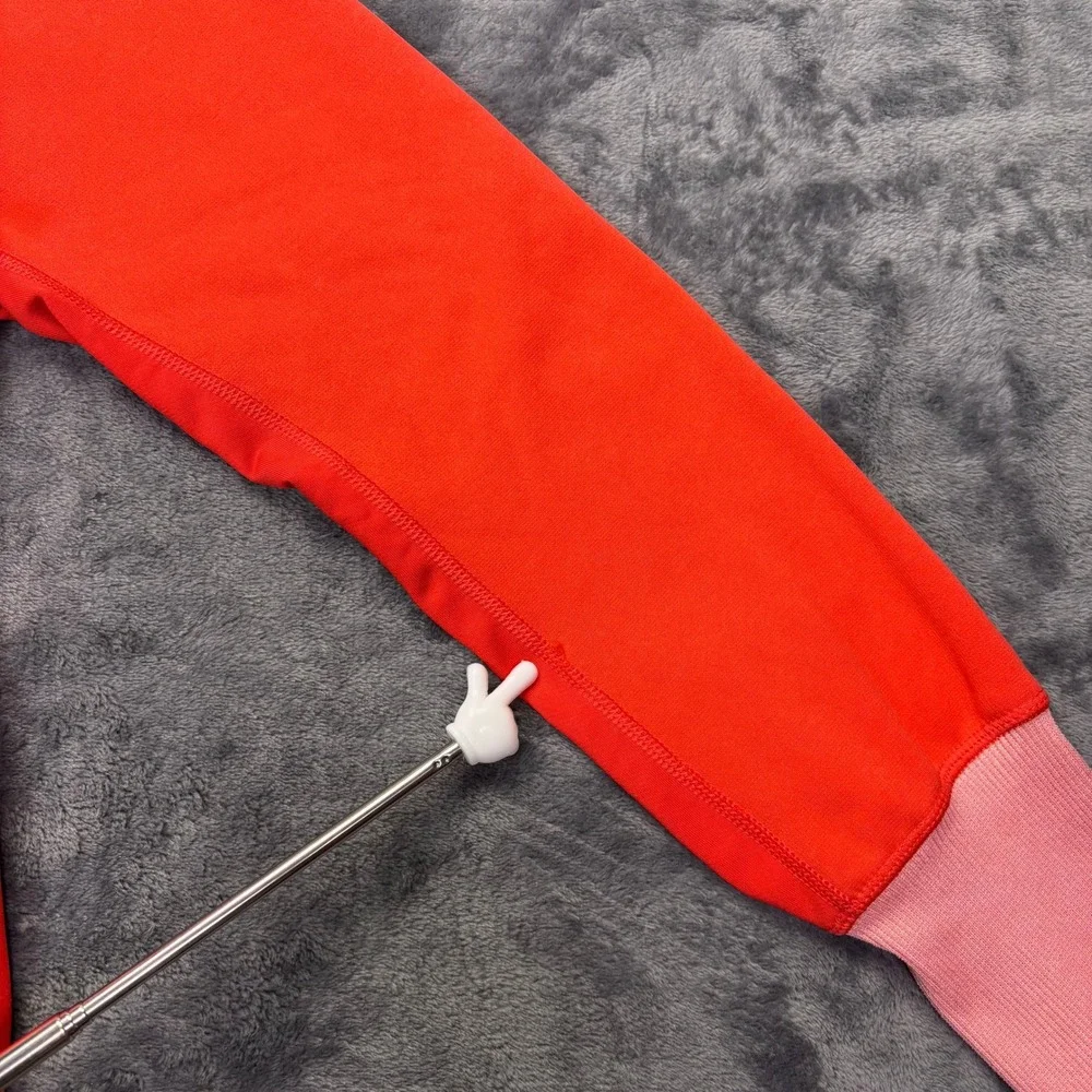 Nike Therma-Fit‎ Full Zip Hoodie Women's XS Pink Orange Athletic Sweatshirt